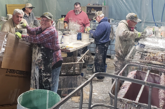 EcoTone Paint packaging crew